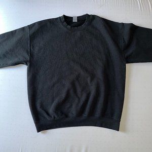Large (L) Black Gildan Crewneck Sweatshirt